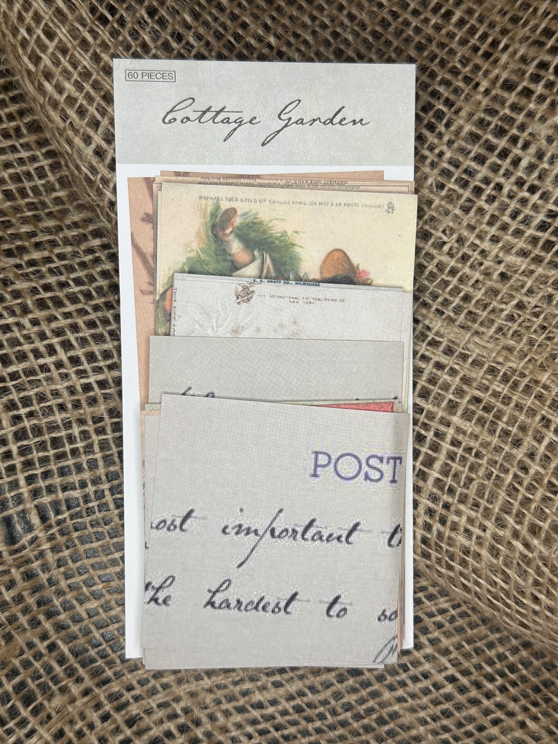 Post card craft paper