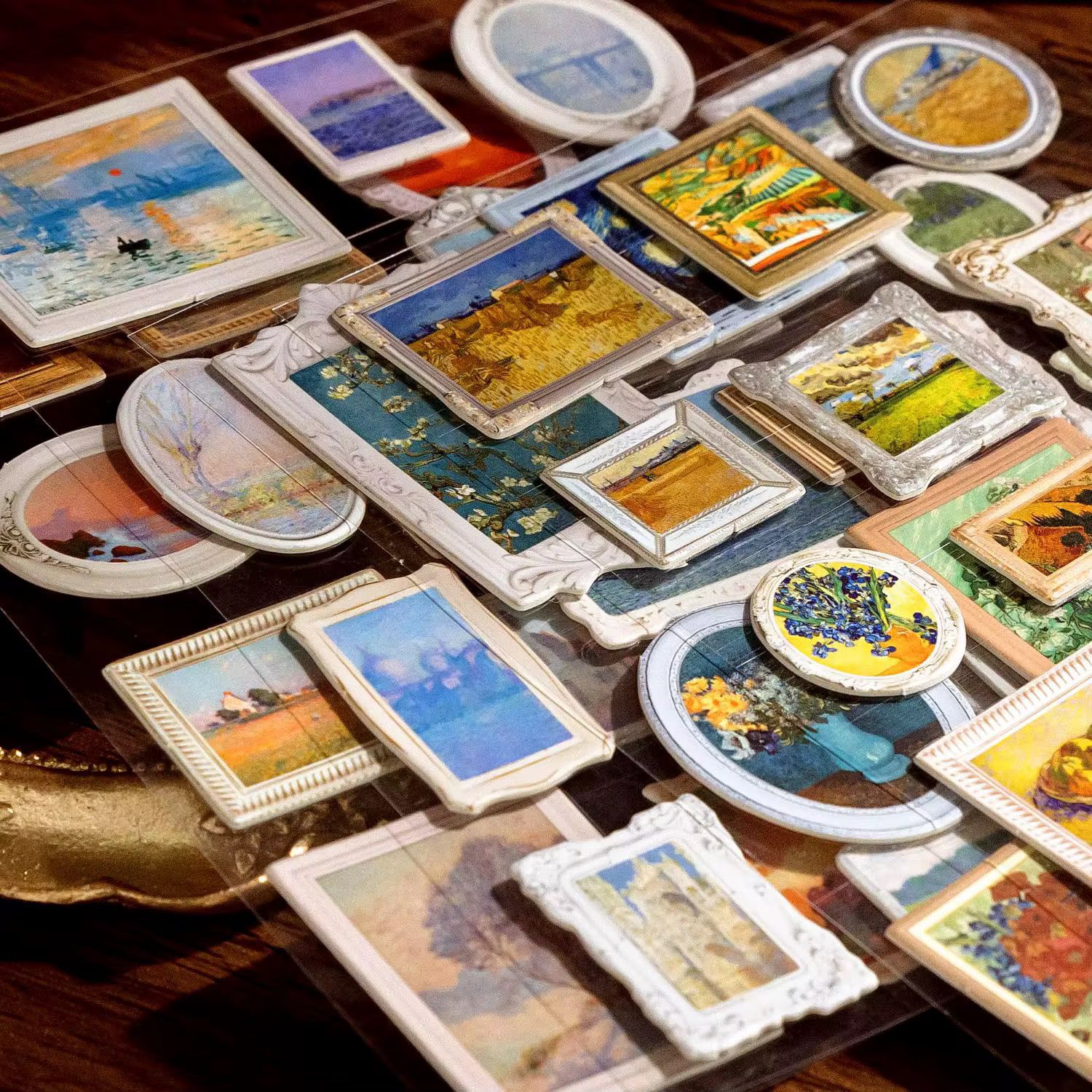 27 Stickers/Pack: Famous paintings museum series