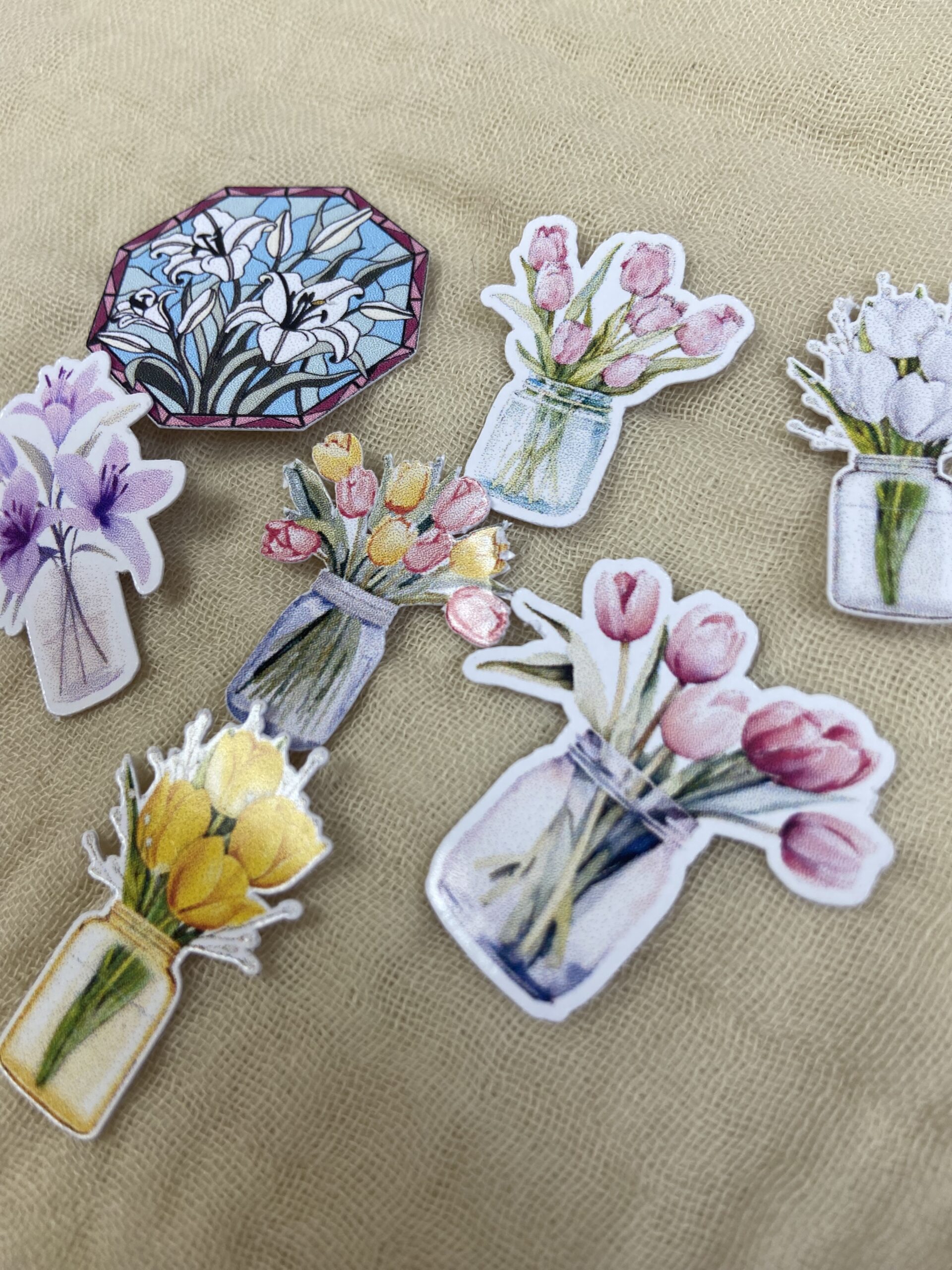 Tulips and Lilies Stickers – TSL