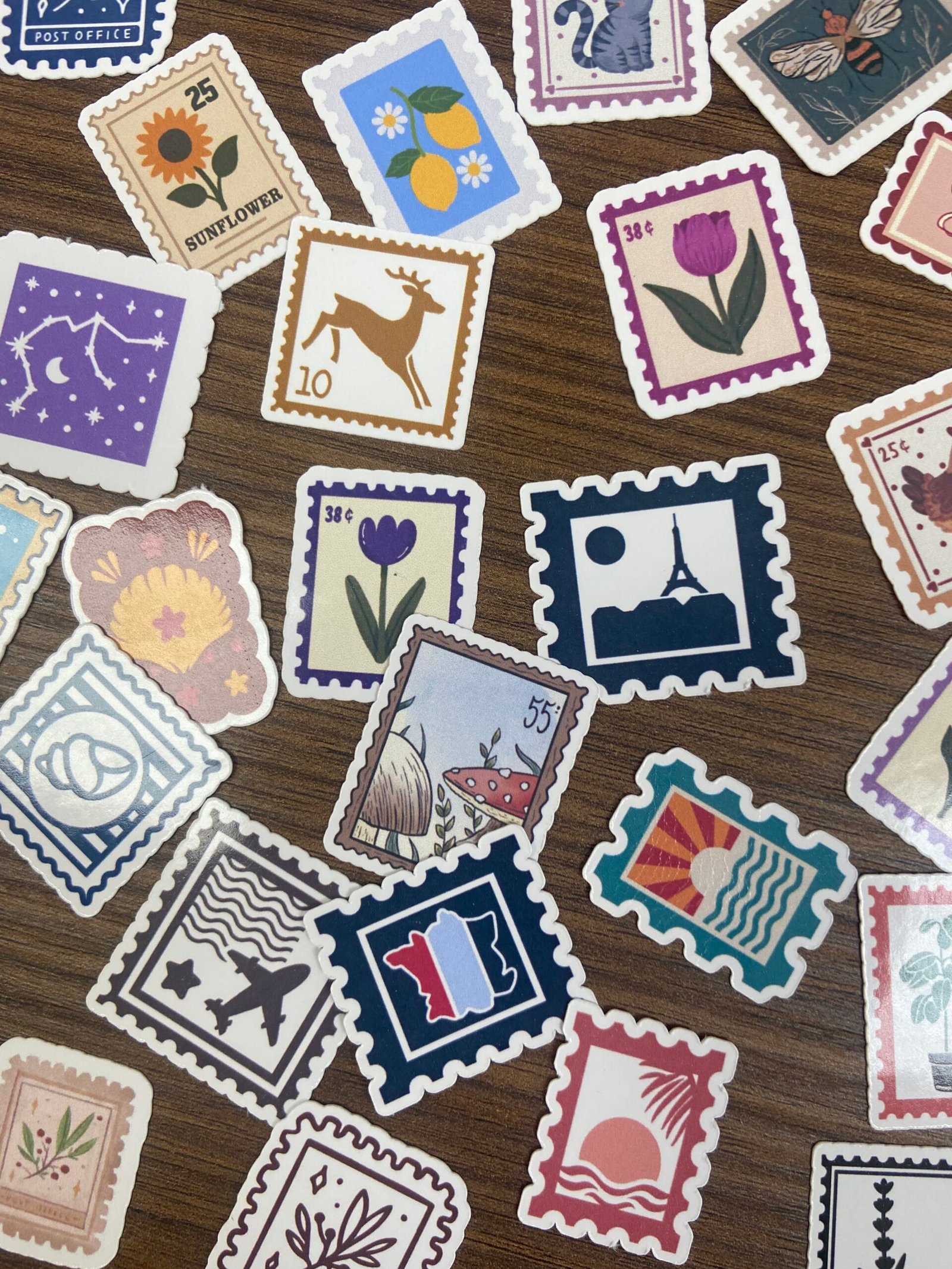 Post Stamp Stickers – ستيكرز طوابع بريد